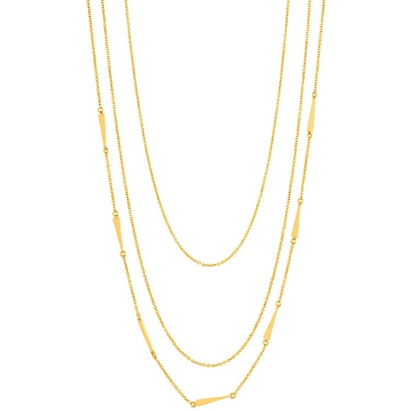 Gorjana NWT Arrow Necklace ✨ Gold - Picture 6 of 11